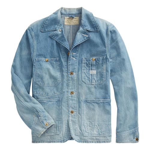 Indigo Denim Engineer Jacket Atmore Wash