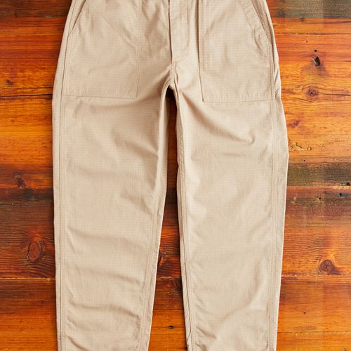 Fatigue Pants in Khaki Cotton Ripstop