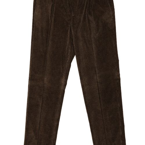 Drumohr Brown Cotton Corduroy Drawstring Trousers (NOS)