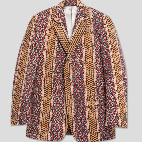 Batik Print Sport Coat