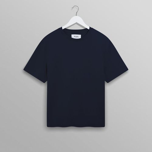 Dean T-Shirt Textured Navy