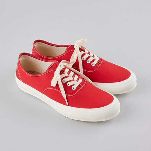 Doek Red Canvas Oxford Trainers