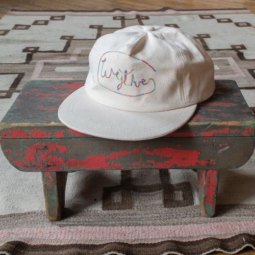 Chainstitched Canvas Ranch Hat - Cream