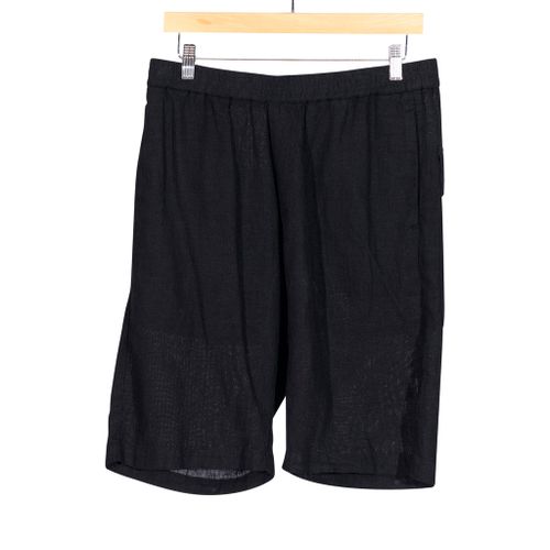 Bermuda Canariol Batolo Woven Short Black Linen