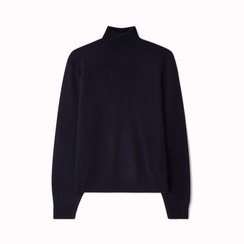 BENEDICT Rollneck Sweater Navy Navy