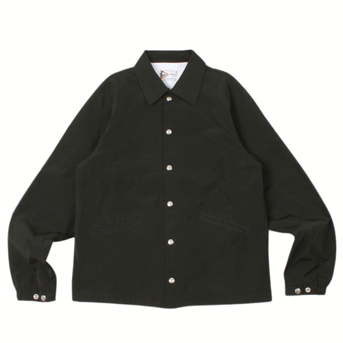 Felco Snap Front Coach Jacket- Black