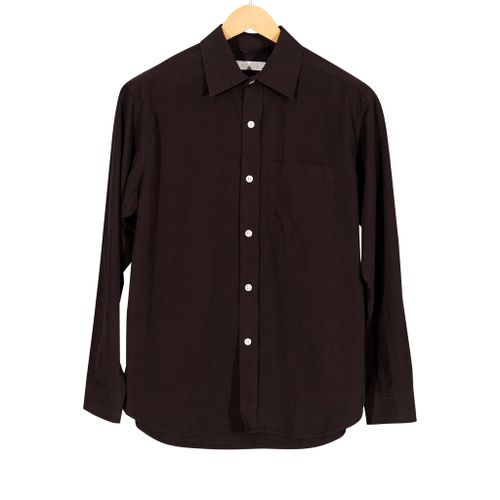 Convenient Shirt Dark Brown