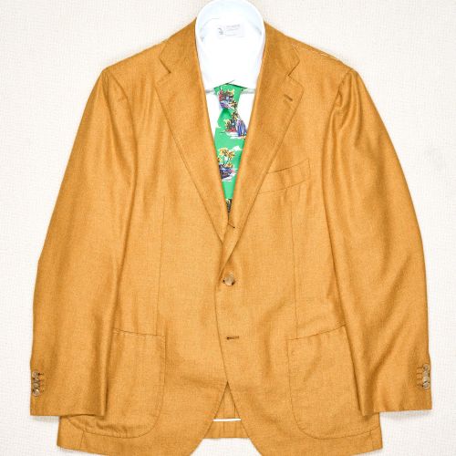 Cesare Attolini Honey Silk/Cashmere Sport Coat MTO (Pre-Owned)