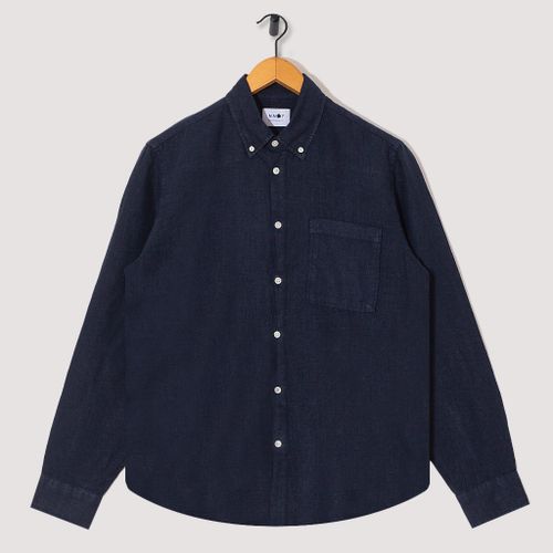 Arne Shirt - Navy Linen