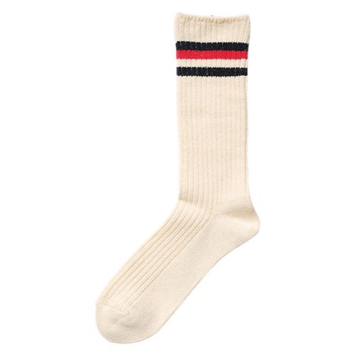 Kamakura Vintage Ivy Socks- Red/Navy Stripe