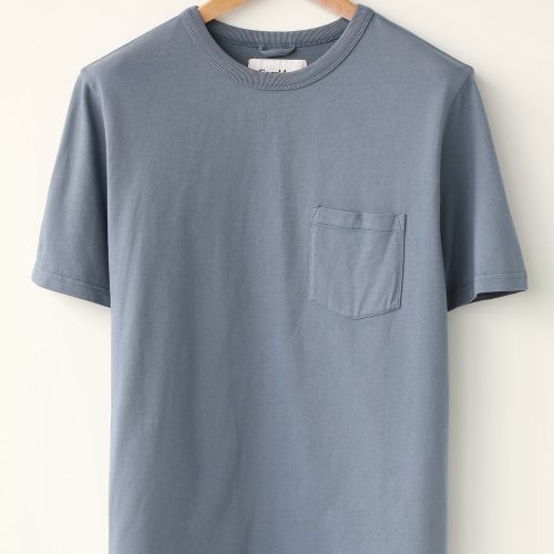 Organic Garment Dye Tee - Slate