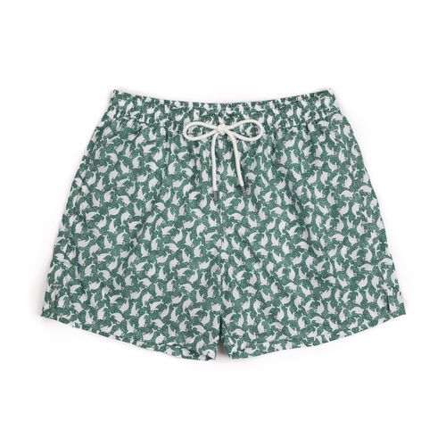 Fedeli Seal Swimming Trunks: Green