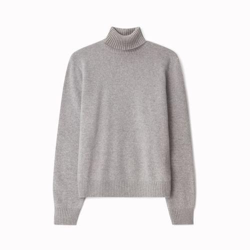 BENEDICT Rollneck Sweater Light Grey Light Grey