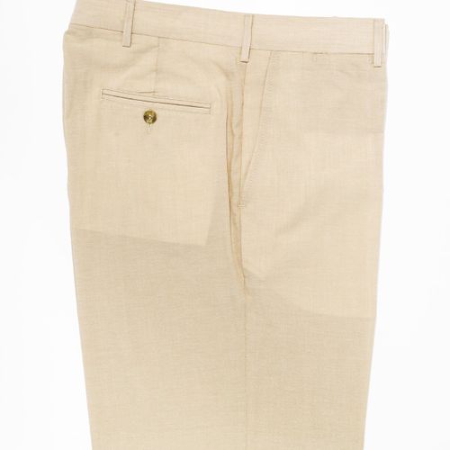 Cotton Chambray Shorts - Tan