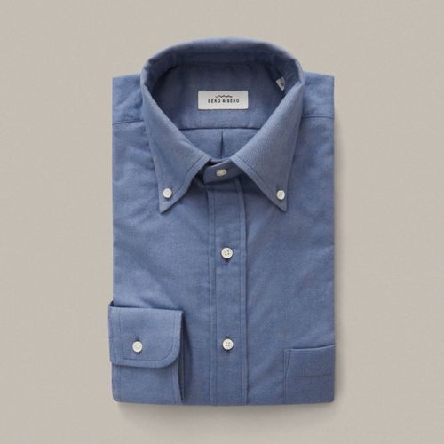 FERDINAND Button Down Shirt Steel Blue Steel Blue