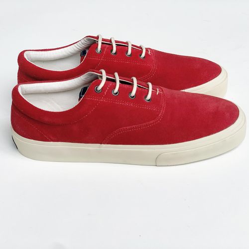 Sebago John Suede Trainers- Red