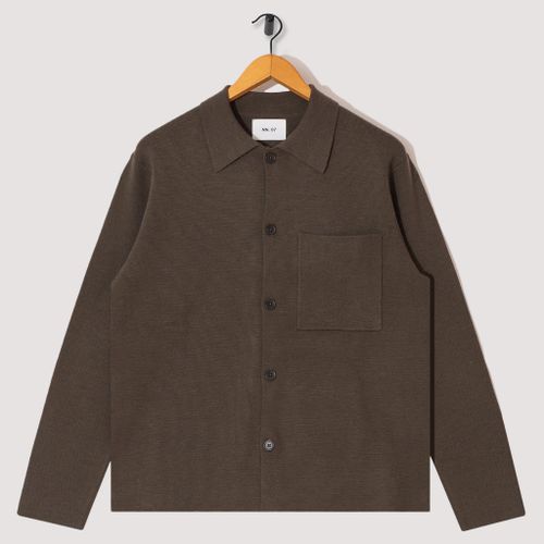 Jonas Knit Overshirt - Capers Green