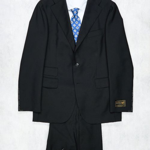 Attire House Black Wool/Mohair Suit *sample* (Pre-Owned)