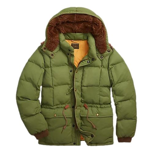 Quilted Hooded Jacket Fir Green