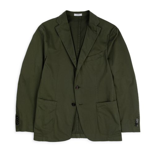 Boglioli Superlight Cotton K Suit Jacket: Olive