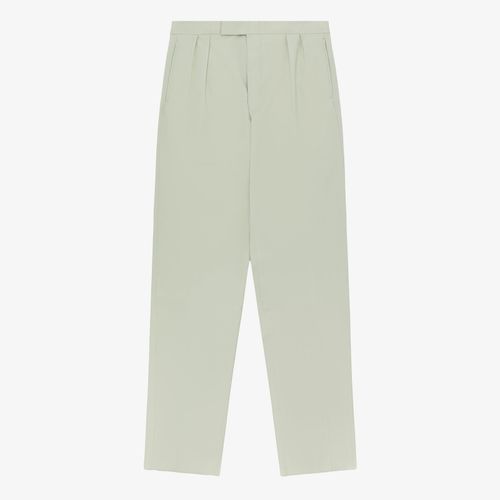 Double Pleated Wool Trouser