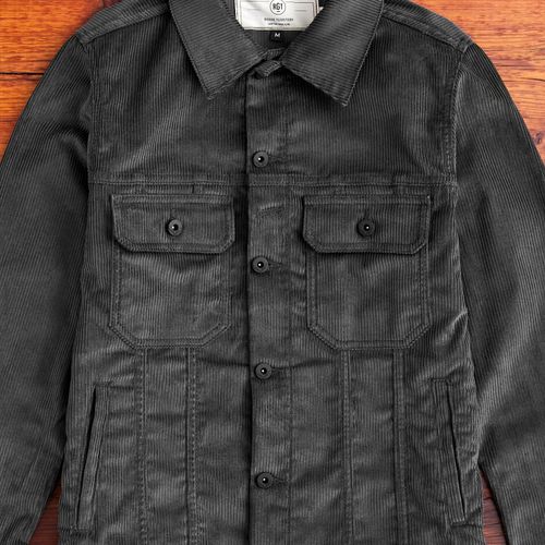 Cruiser Jacket in Grey Corduroy