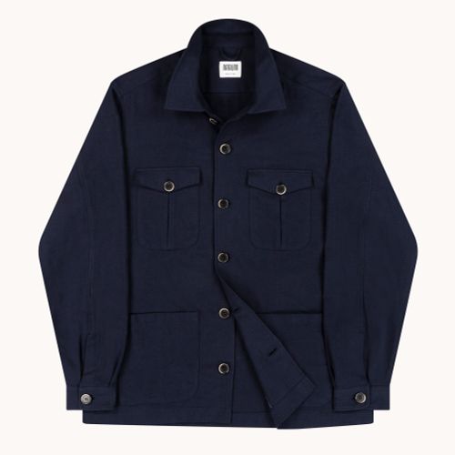 Overshirt - Navy Washed Cotton