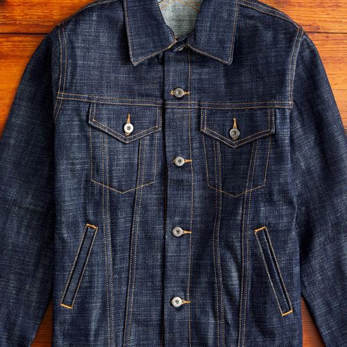 DJ-102xn "Natural Indigo" 15.4oz Selvedge Type-3 Denim Jacket