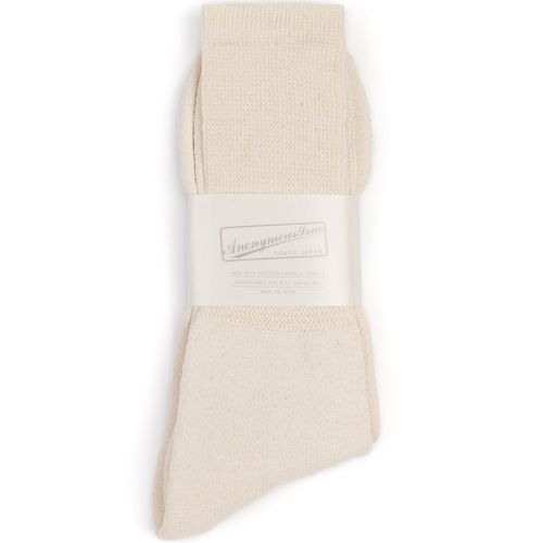 Anonymous Ism OC Supersoft Crew Socks: Natural