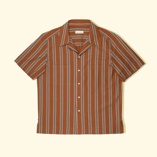 Cuban Camp Collar Shirt - ‘Sunset’Cuban Camp Collar Shirt - ‘Sunset’