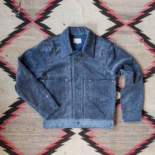 Donegal Corduroy Ranch Jacket - Marine Blue