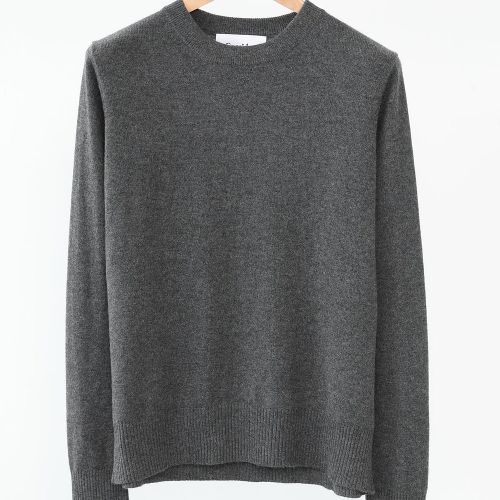 Cashmere Crewneck - Charcoal