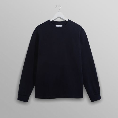 Hayden LS T-Shirt Textured Navy