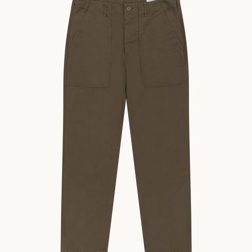 High Rise Japanese Ripstop Fatigue Pant - Khaki