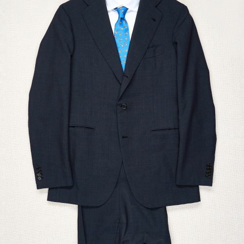 Orazio Luciano Blue Fresco Wool Suit (Pre-Owned)