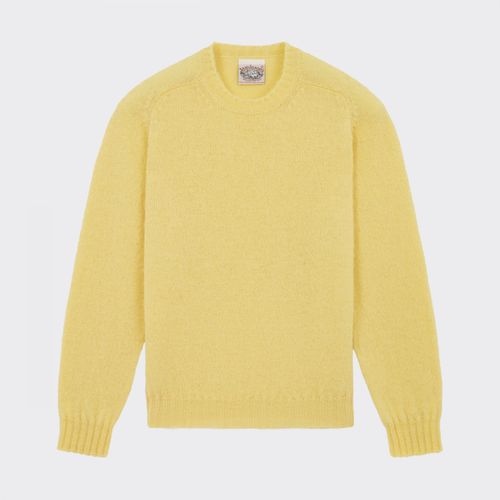 Brushed Wool Crewneck Knit : Butter Yellow