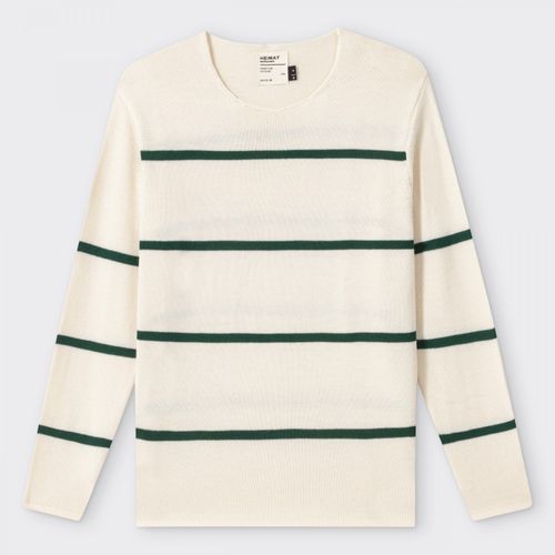 Stripes Merino Sweater : Green/Navy