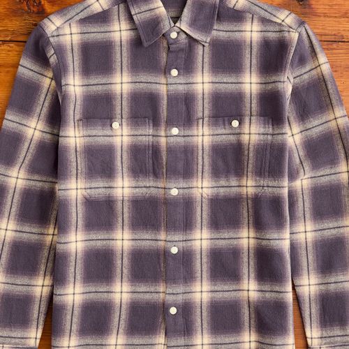 Utility Shirt in Faded Lilac