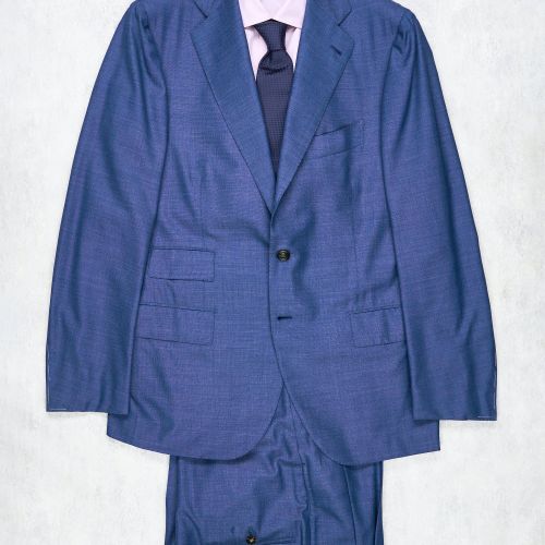 Cesare Attolini Blue Wool/Cashmere Suit (NOS)