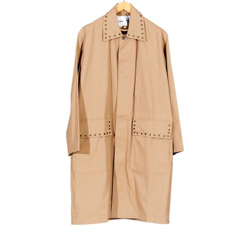 Allum Water Repellent Coated Cotton Mac Coat