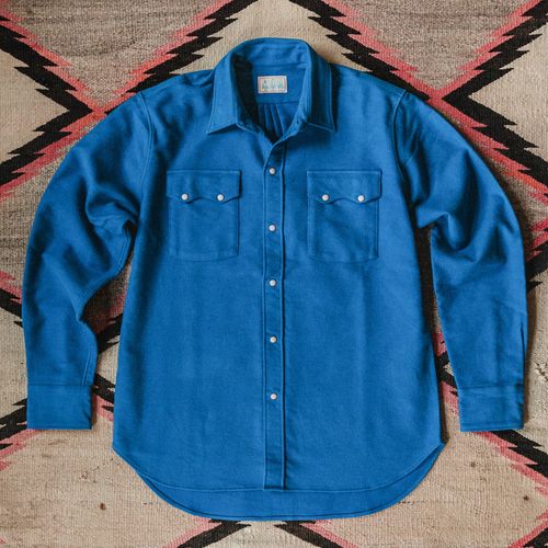 Moleskin Pearlsnap Shirt - Deep River