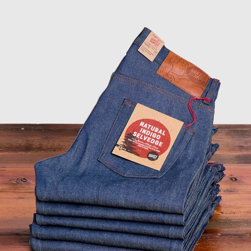 "Natural Indigo Selvedge" 12.5oz Selvedge Denim - Easy Guy Fit