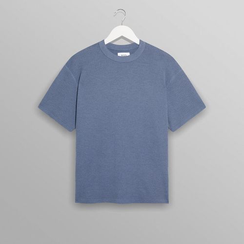 Milton T-Shirt Blue Waffle