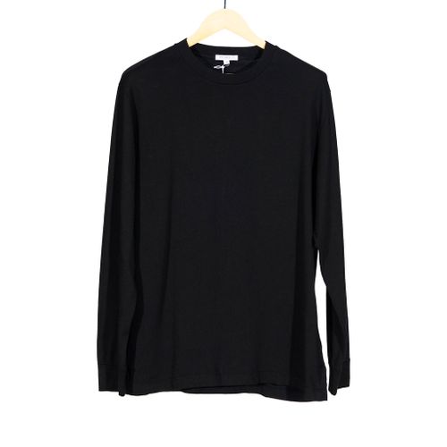 Boxy Longsleeve Black T-Shirt