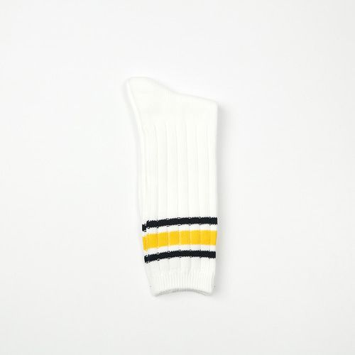 Enrich Heavyweight Socks- Yellow and Black Stripes