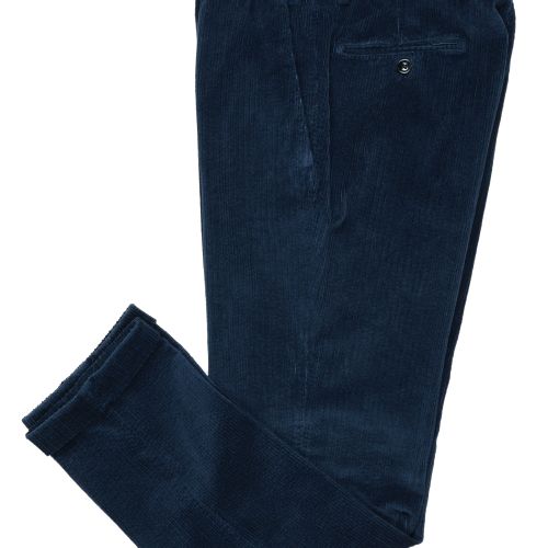 Drumohr Blue Cotton Corduroy Trousers (NOS)