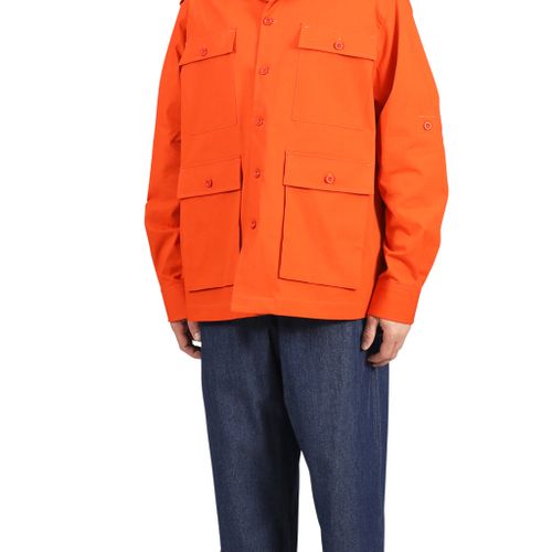 Safari Shirt Jacket Orange