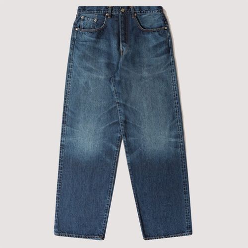 Wide Pant Kurabo 14OZ - Recycle Denim Red Selvage Blue Used