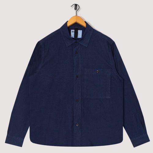 Plain Weave Overall Shirt - Indigo