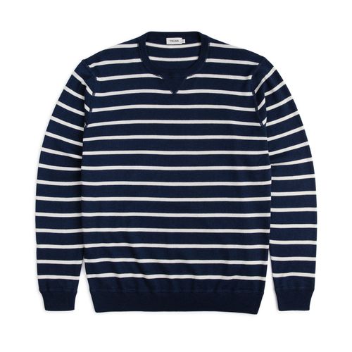 Trunk Marsham Cotton Cashmere Sweatshirt: Navy